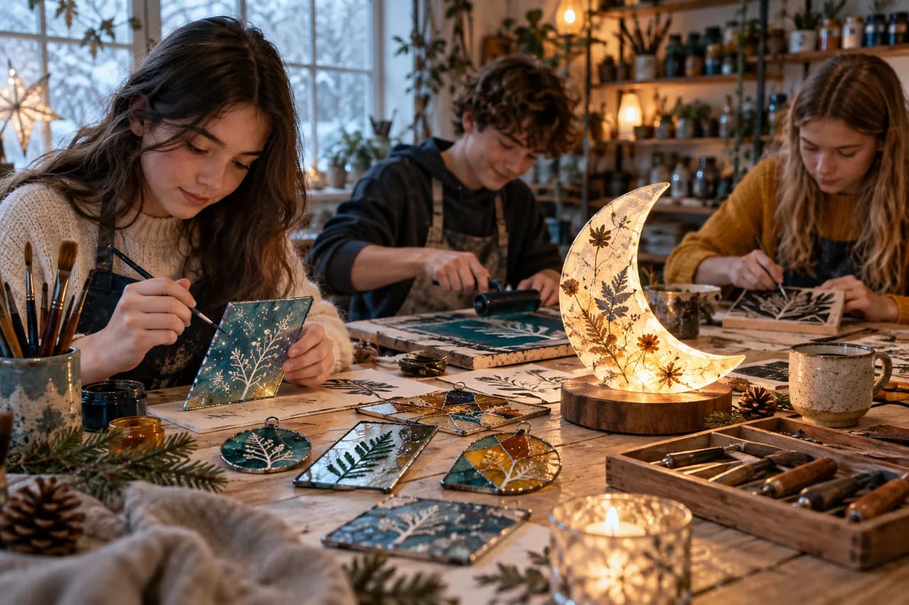 Ferie 2026: szkło, lampa DIY i LINO+GEL